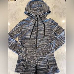 Grey Lululemon Jacket With Hood
